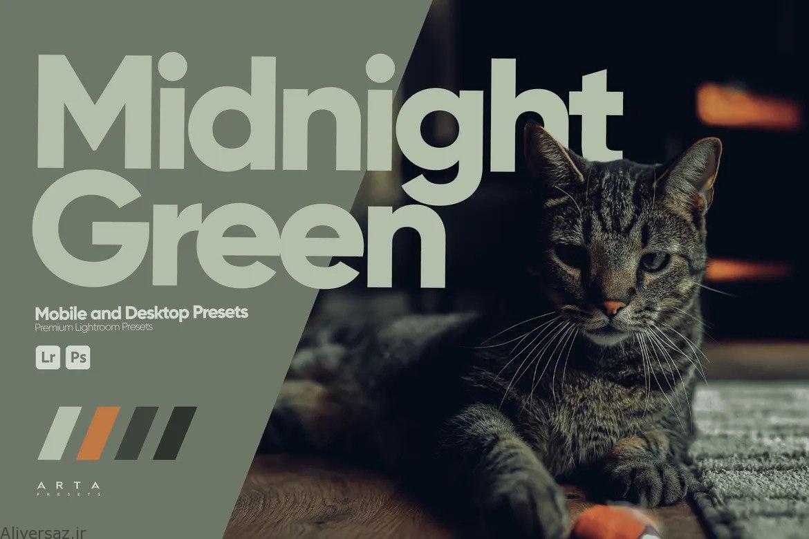 پریست رنگ midnight green